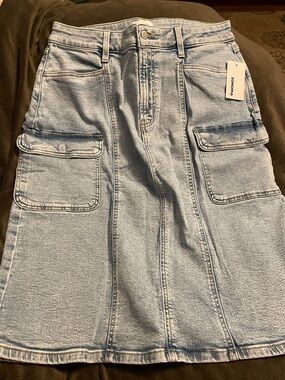 Sonoma Denim Cargo Skirt